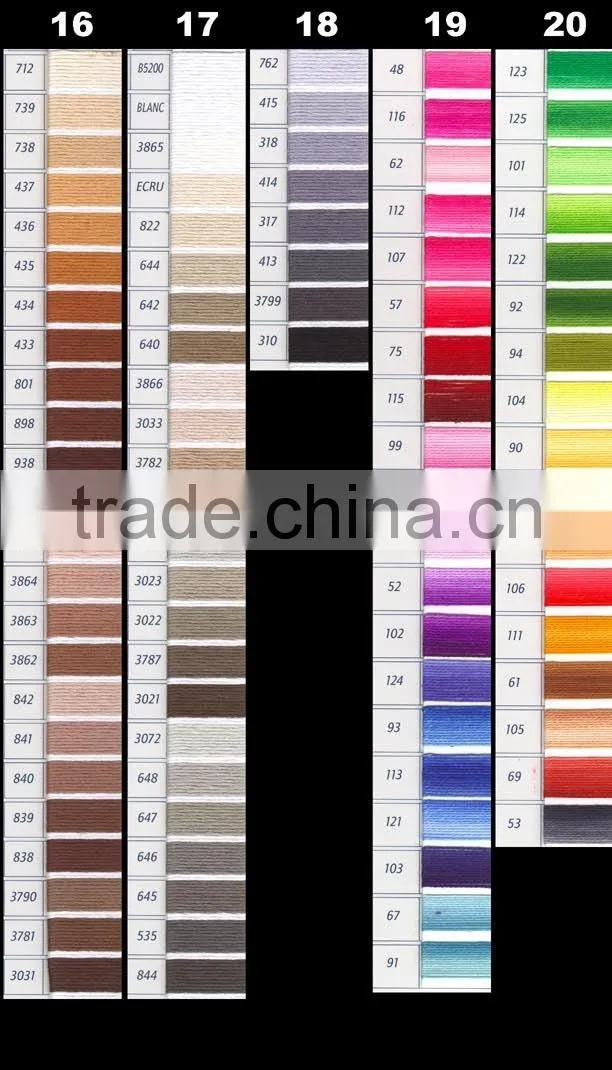 100% cotton thread wholesale