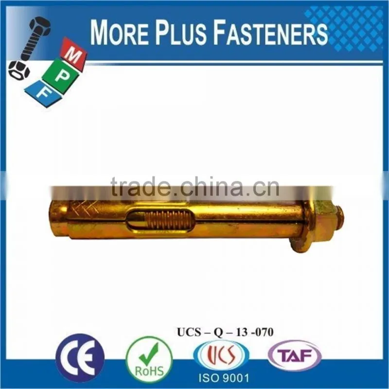 Made In Taiwan Expansion Wedge and Sleeve Bolt