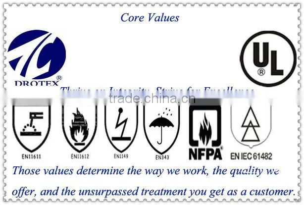 100 cotton flame retardant fabric for Workwear
