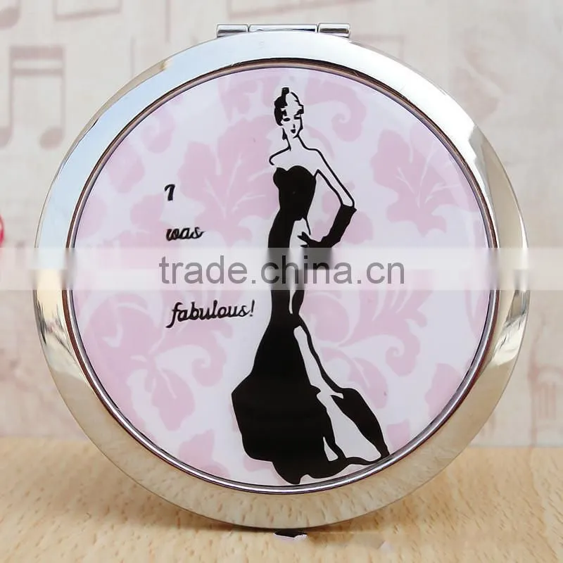 Double-sided Folding/Compact/Pocket/Make Up/Purse/Cosmetic Mirror