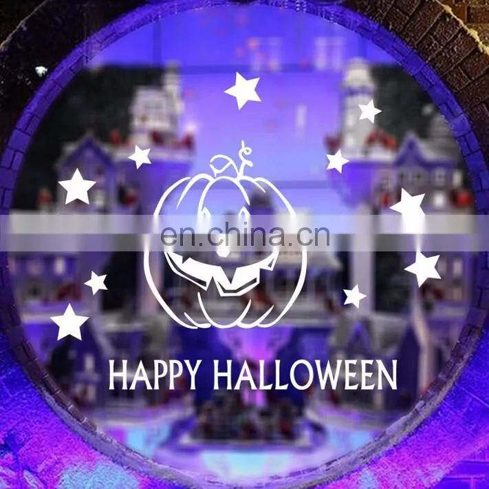 Pumpkin Halloween Theme Evil Window/Wall Sticker Halloween Decoration Home Decoration