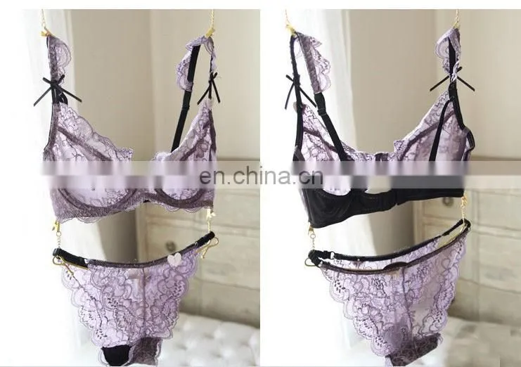 comfortable convertible bra set with brief panty