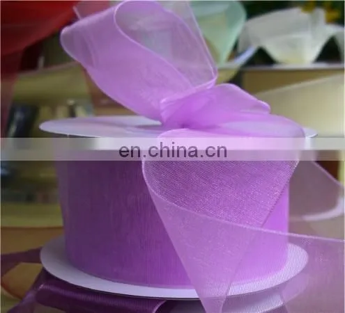wedding beautiful decoration festival celebration colorful snow organza ribbon