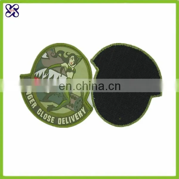Woven patch for clothes/logo edges woven patch