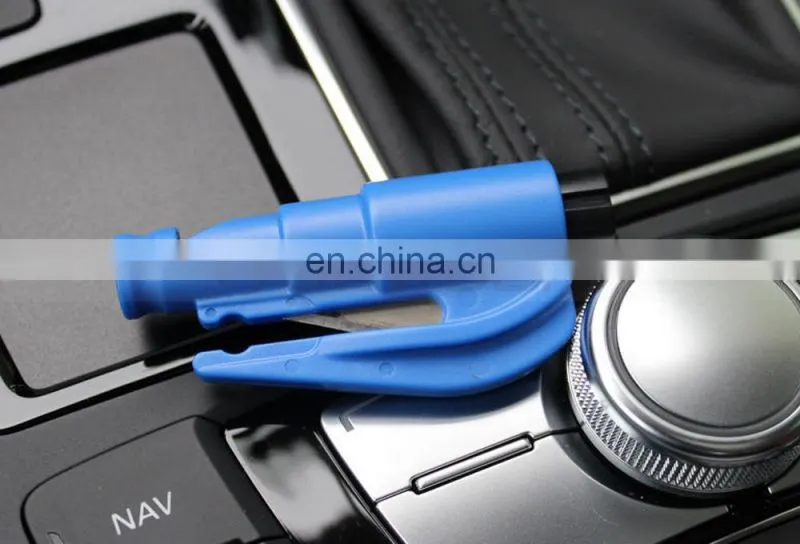 3 in 1 Safeguard Seatbelt Cutter Whistle Emmergency Hammer Car Window Breaker Car Glass Breaker
