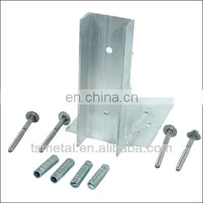 Customhot dip galvanized steel L hollow bracket