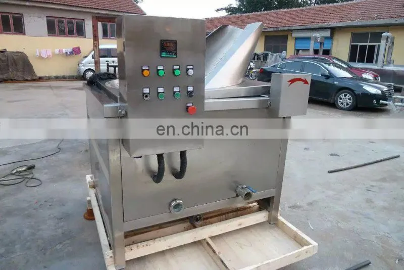 Continuous Nuts Fried Machinery Potato Chips Deep Fryer Automatic Frying Machine