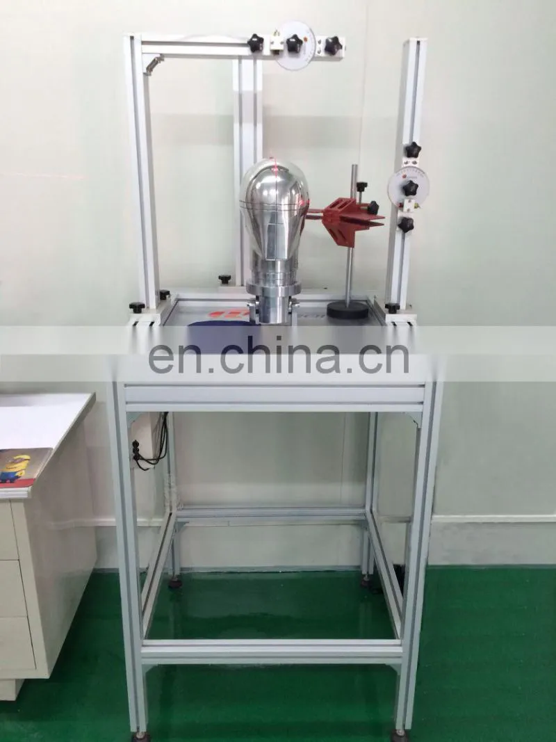 Motorcycle helmet visual field measurement device testing machine/helmet visual field device tester