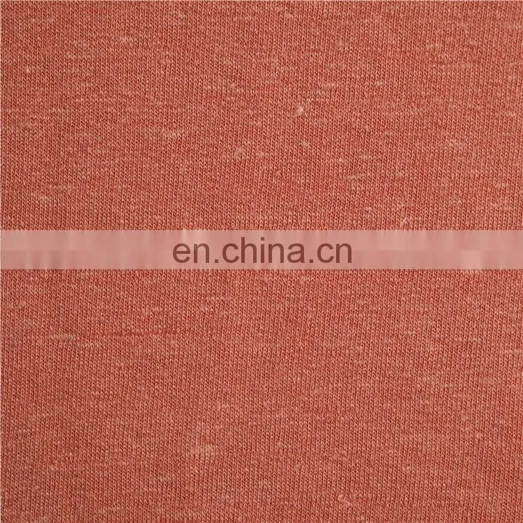 Stock Lot Linen Polyester Cotton Spandex Terry Fabric for apparel