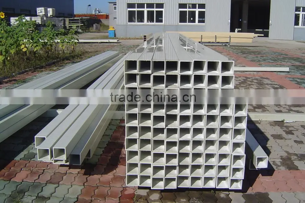 FRP fiberglass grp Rectangular tube for FRP Crossarm