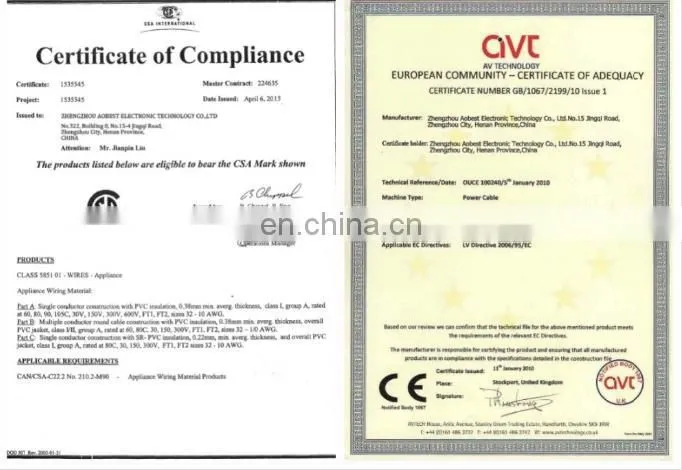 Pay later 33kv high voltage best price 4x 70mm2 copper conductor PVC insulated STA PVC sheathed power cable