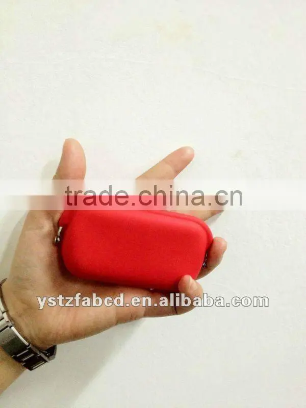 Fashionable silicone coin bag or korean fashion bags for cosmetic