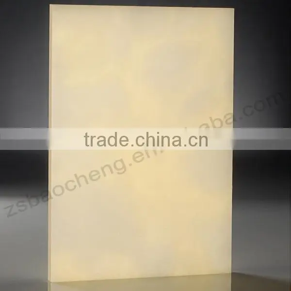 Durable Long-lasting decorative backlit wall resin panels