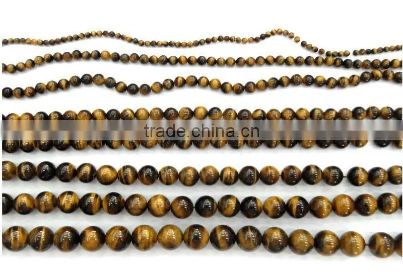 4MM Round Shaped tigereye stone beads