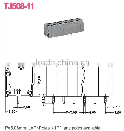 PCB Spring terminal blocks