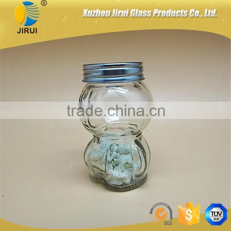 fancy wishing glass bottle with screw top
