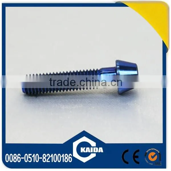 anodized titanium bolt