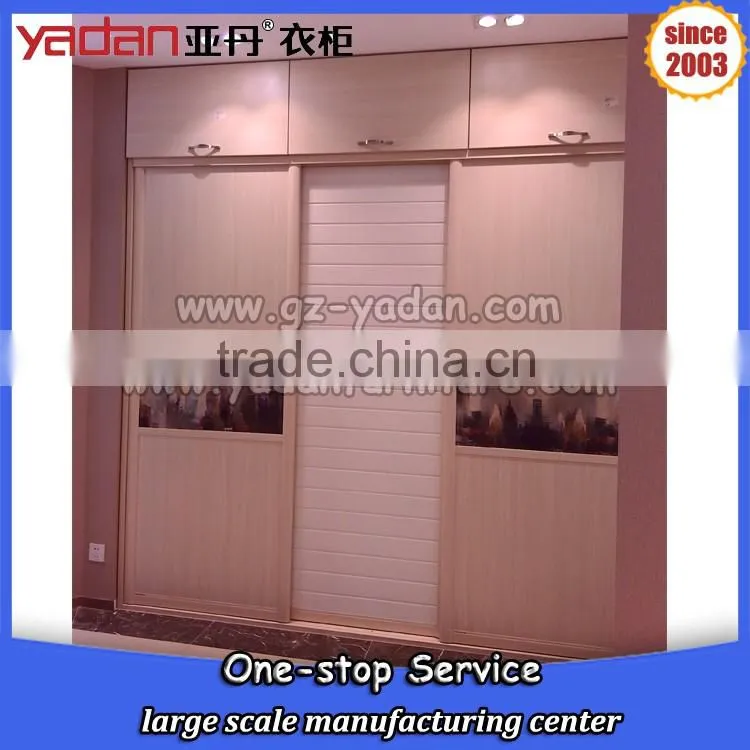 luxury custom made sliding door wall mounted clothes wardrobe