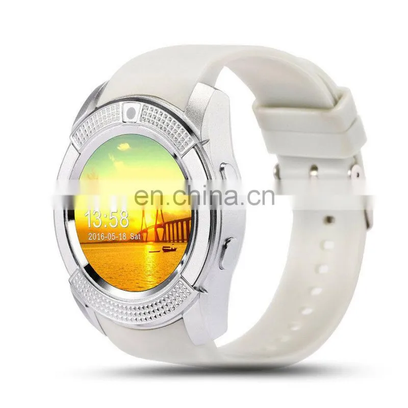 V8 user manual Wrist Watch phone with Camera SIM Card Slot Waterproof smart watch iosv8 smart watch