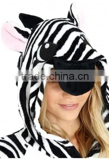 fancy zebra stripe nightclothes for family suit