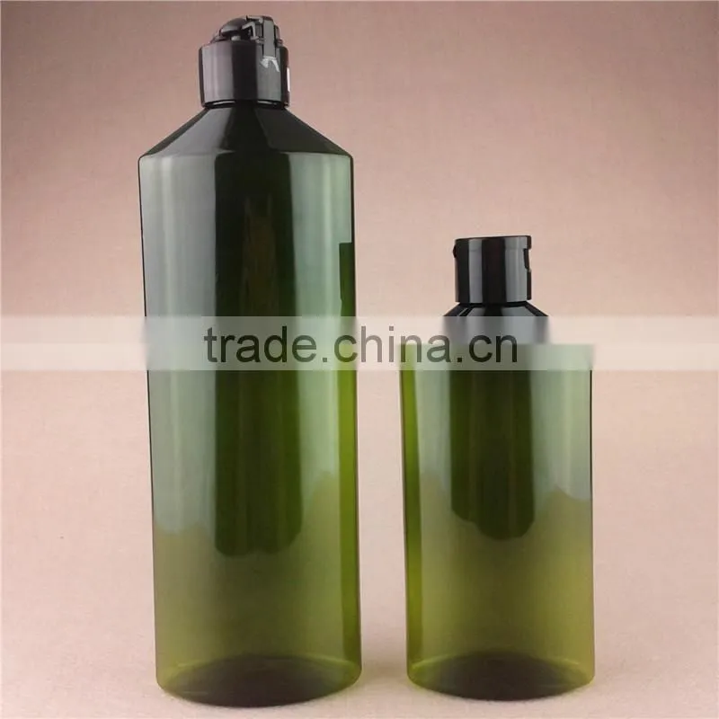 500ml and 250ml PET Bottles Squeeze with Flip Cap