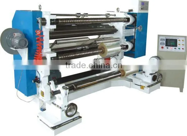Vertical bopp tape slitting machine