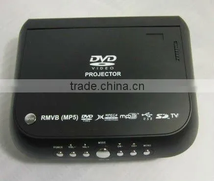 Cheap DVD projectors XGA1024*768 with function of MP3 MP4 MP5 TV tuner USB SD AV