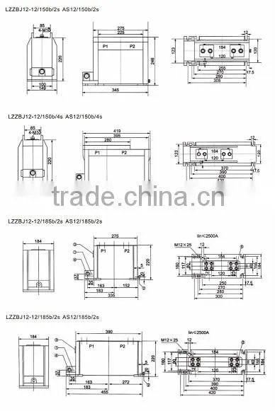 LZZBJ12 11kv indoor Current Transformer electronic transformer