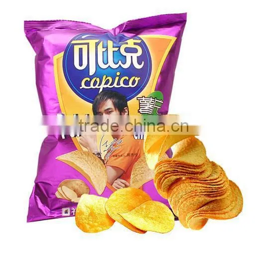 potato chip plastic bag packaging machine for milk food