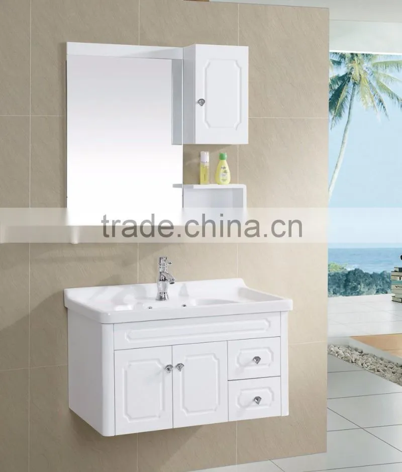 White bathroom cabinet pvc (EAST-25016)