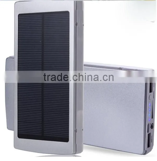 Special new arrival black waterproof solar power bank,20000MAH Solar Power Bank