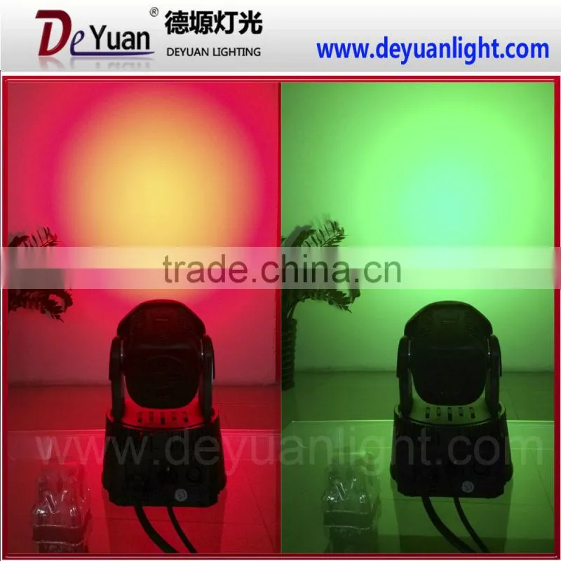 7pcs 12w Rgbwa uv 6in1 Led Mini Moving Head Wash Light Wedding Light