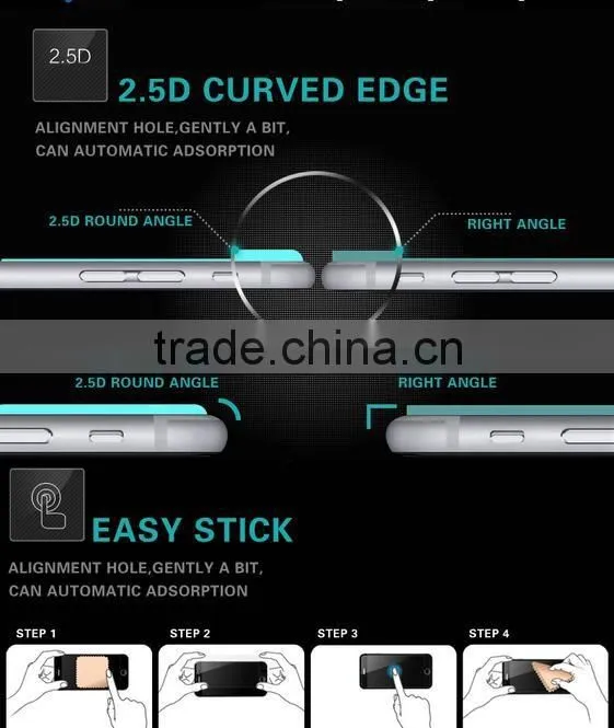 2016 Hot Selling new premium tempered glass screen guard protector ,for tempered glass iphone 6 ,for iphone 6 screen protector