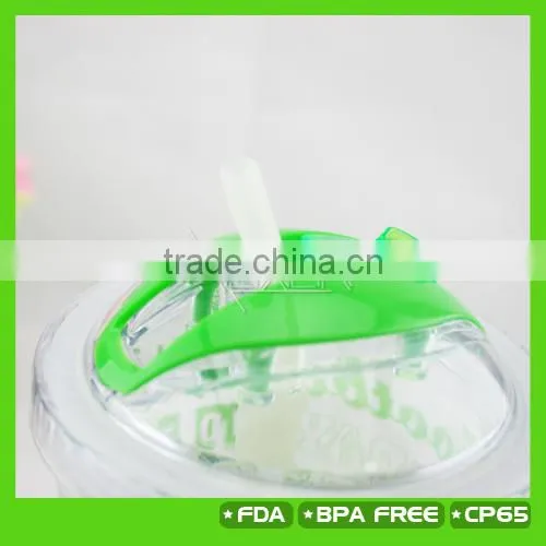 16oz double wall plastic tumbler with dome lid and straw ,NEW PRODUCT