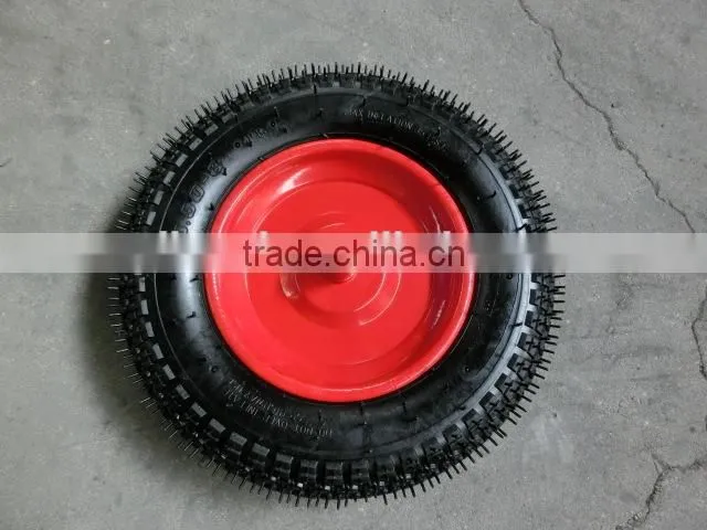 3.50-8 rubber wheel , wheelbarrow wheel 3.50-8