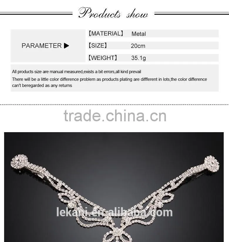 Wholesale Newest Simple Rhinestone Crystal Fashion Hair Accessory