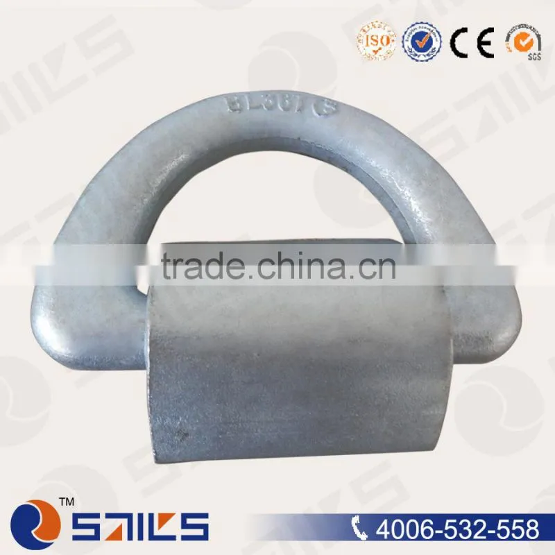 hardware d rings with supporting point