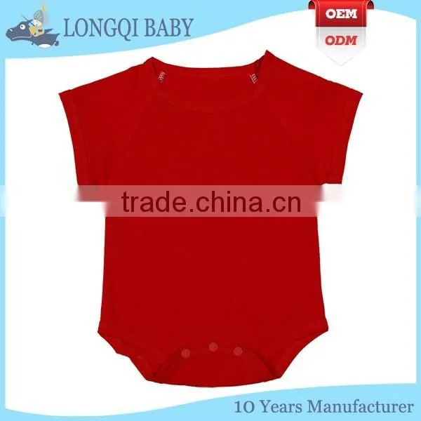 PF-MS-090 solid color romper baby grows 100% cotton