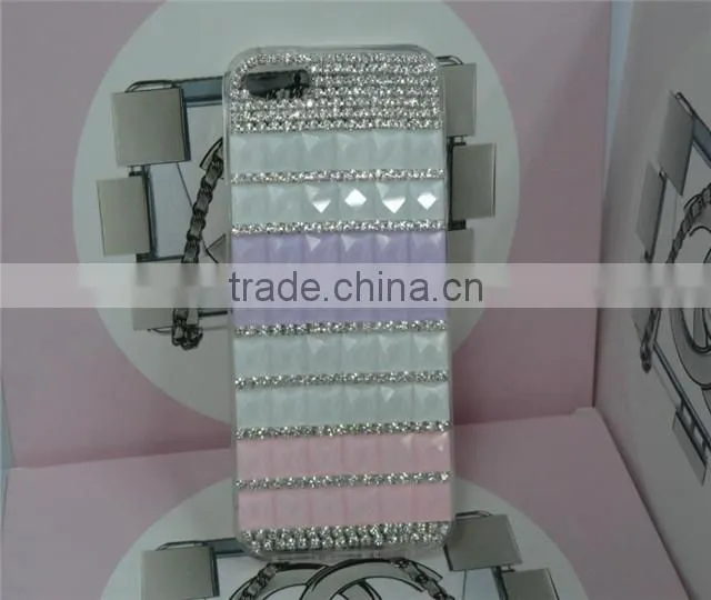 Diamond bling phone case For iphone 5 5S mobile phone accessory