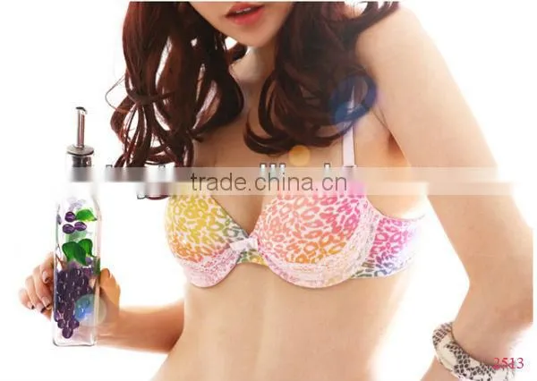 Fashion colorful plus size lingerie ,sexy girl panty bra