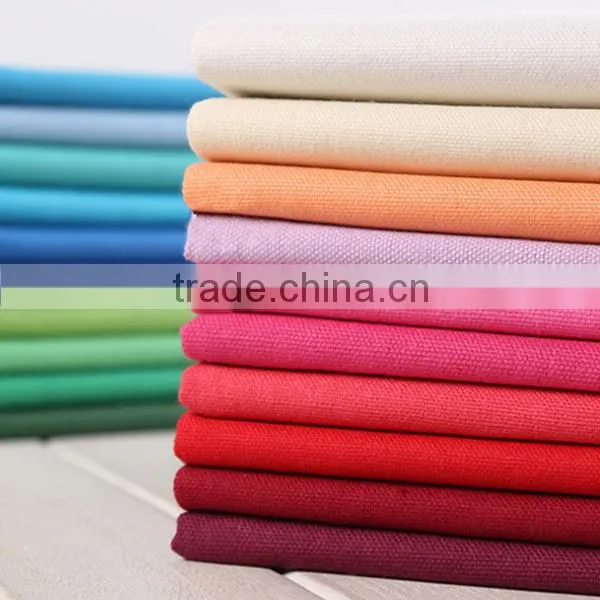 canvas fabric to make bags /Soft handfeeling brushed polyester fabric material