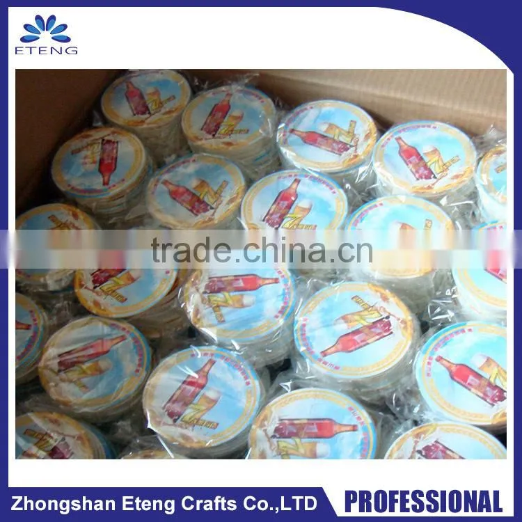 Promotion Best Selling custom printed absorbent paper coaster