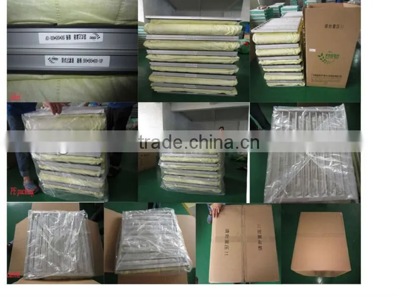 Medium efficiency box filter for mechanical instrument (manufacturer)