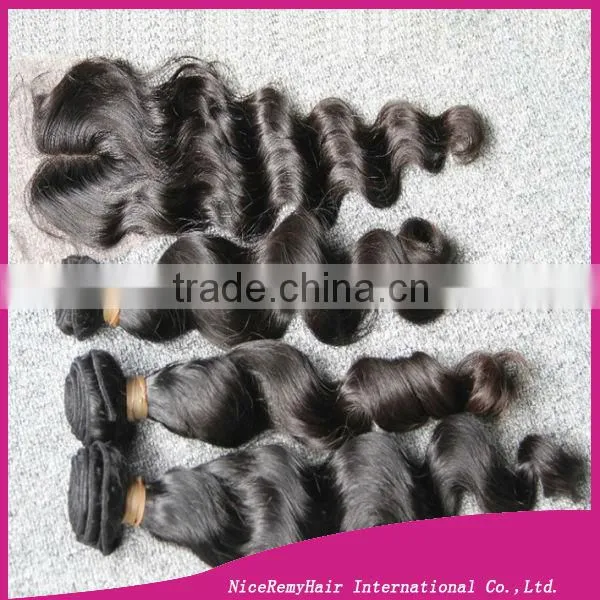 100% human hair virgin remy silk lace top closures
