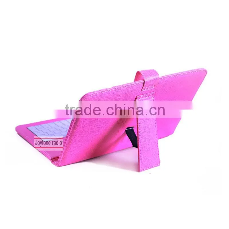 Hot selling tablet leather case for 7 inch keyboard case for android tablet