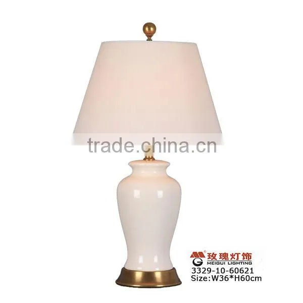 modern ivory table lamp with ceramic