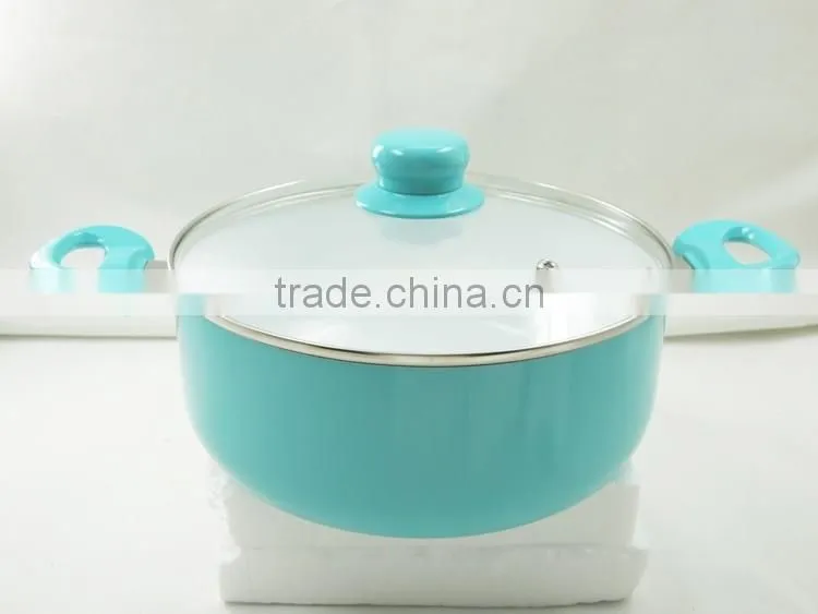 MSF-6688-casserole pot various sizes of aluminum casserole pot hot pot colorful competitive casserole pot