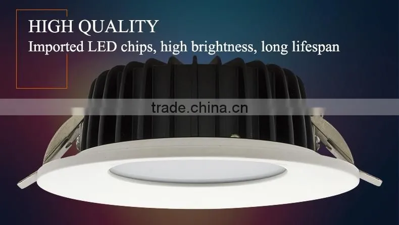 2015 Top Quality High Lumen CE ROHS SAA 3W 5W 7W 9W 12W 15W 18W LED Downlight