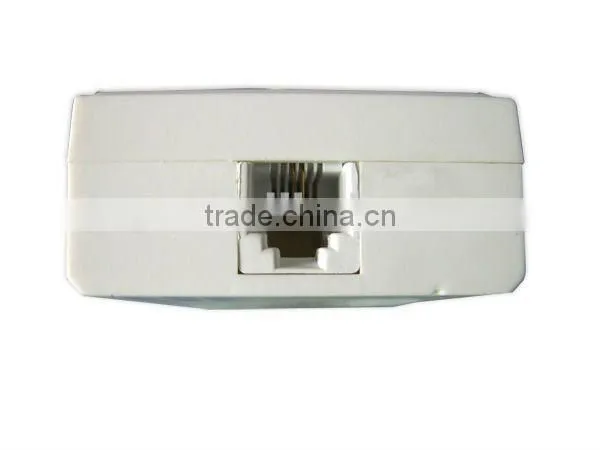 Splitter and 4 Port ADSL2+ Router