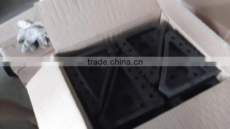 rubber wheel wedge for parking